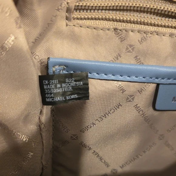 Michael Kors Jaycee Medium Zip Pocket Backpack Chambray - Picture 7 of 7